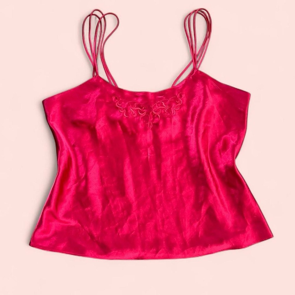 silk cami tank top